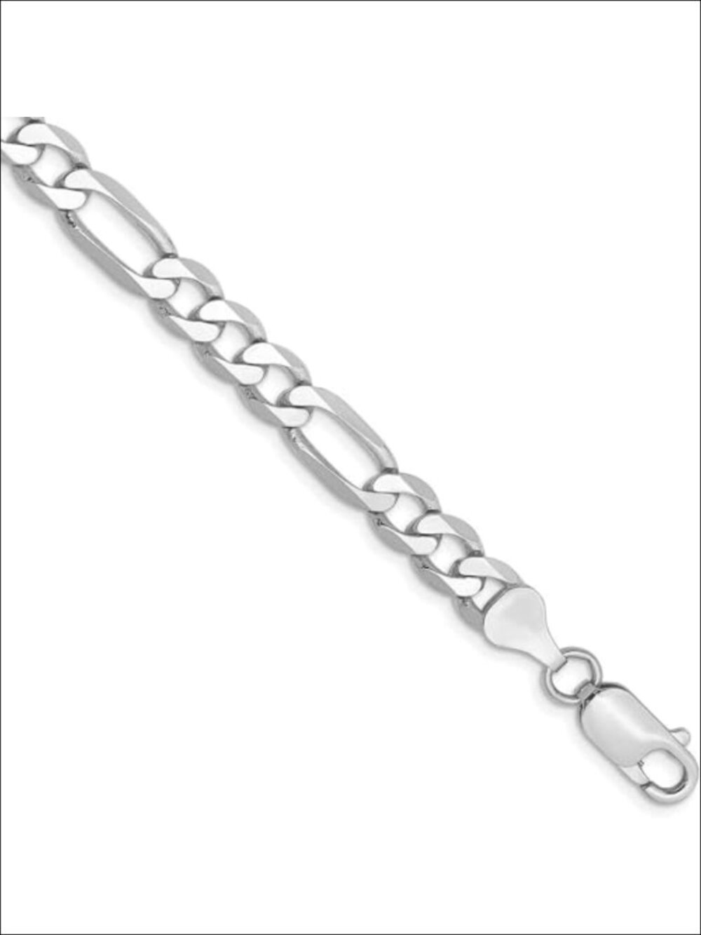 Figaro Chain Bracelet 4MM 6MM 7MM 8MM 6-9 Inch Stainless Steel Lobster Claw